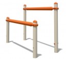 S834.4 Parallel Bars/Abs workout equipment